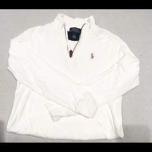 Polo Ralph Lauren sweatshirt  with half zipper.